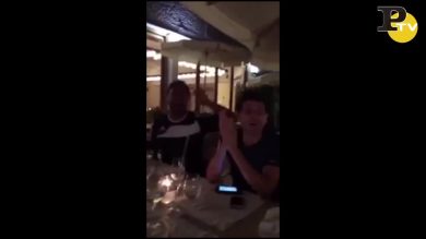 Maradona (ubriaco) canta “No woman no cry”