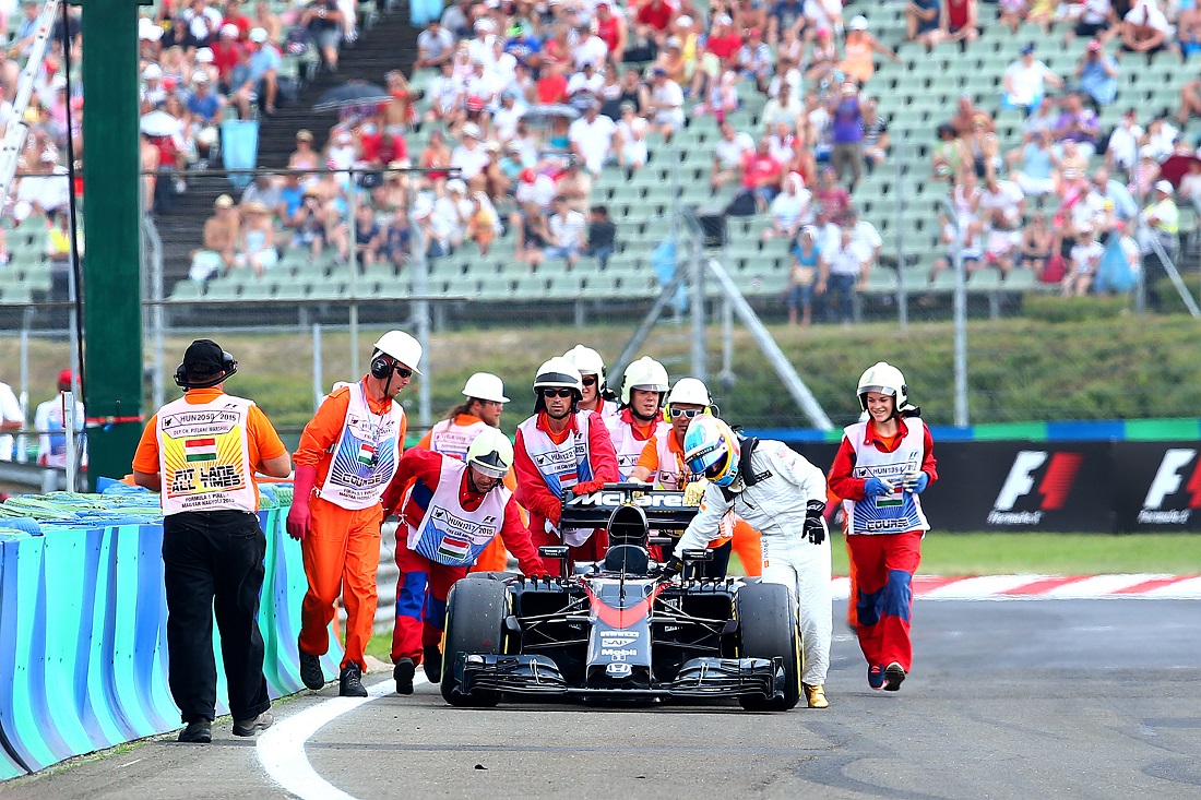 Gp Ungheria, qualifiche: Alonso ancora fuori, ma tra gli applausi