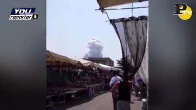 Bari, esplosione nella fabbrica di fuochi d’artificio. Le immagini
