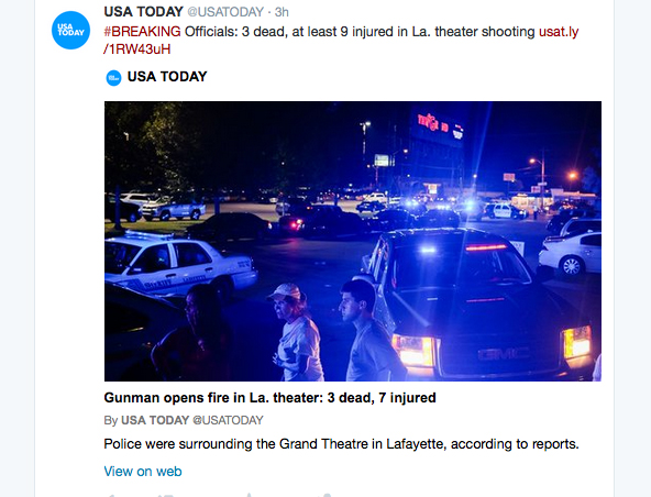 Sparatoria in America: tre i morti Sparatoria in America: tre i morti