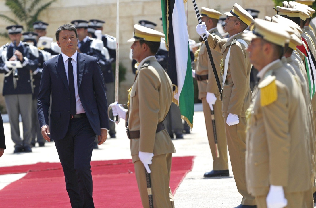 Renzi: Israele e Palestina, due Stati, due popoli
