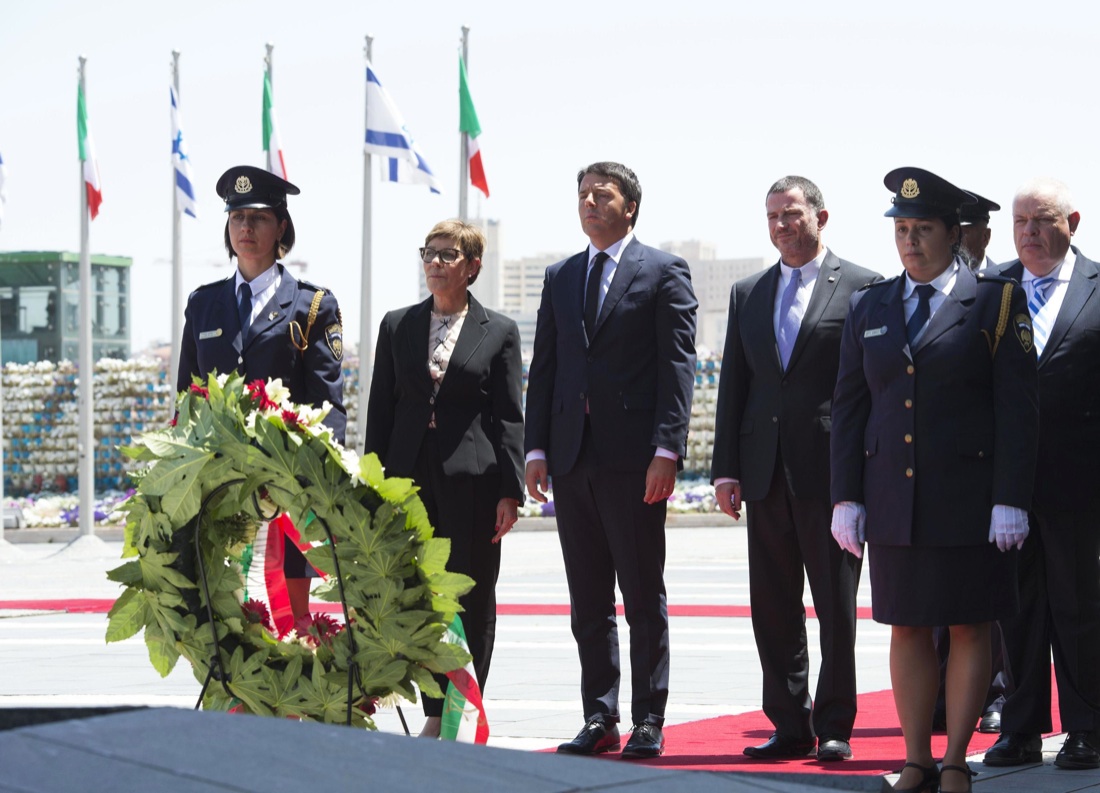 Renzi: Israele e Palestina, due Stati, due popoli