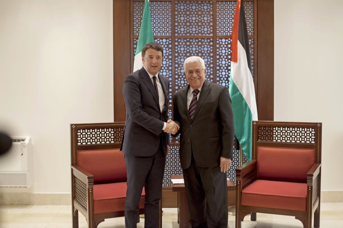 Renzi: Israele e Palestina, due Stati, due popoli