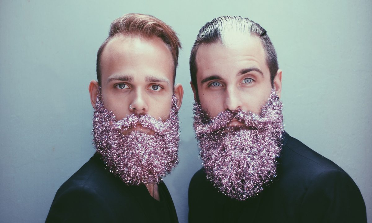 Le bizzarre barbe d’artista di Brian & Jonathan