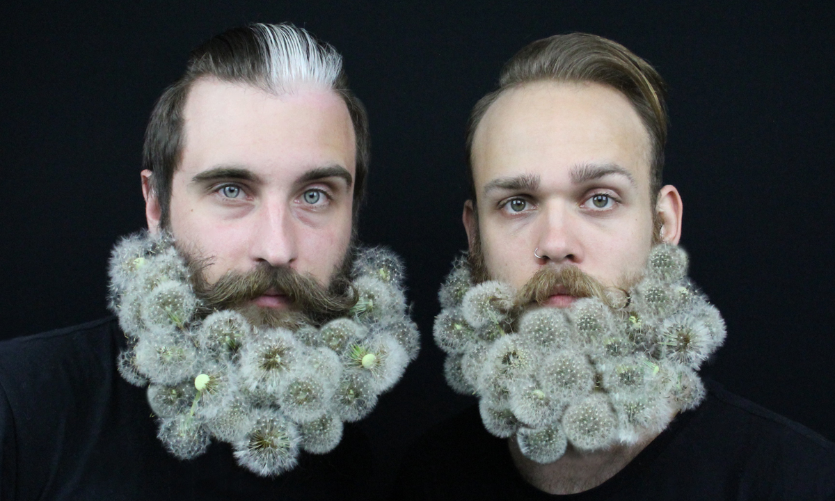 Le bizzarre barbe d’artista di Brian & Jonathan