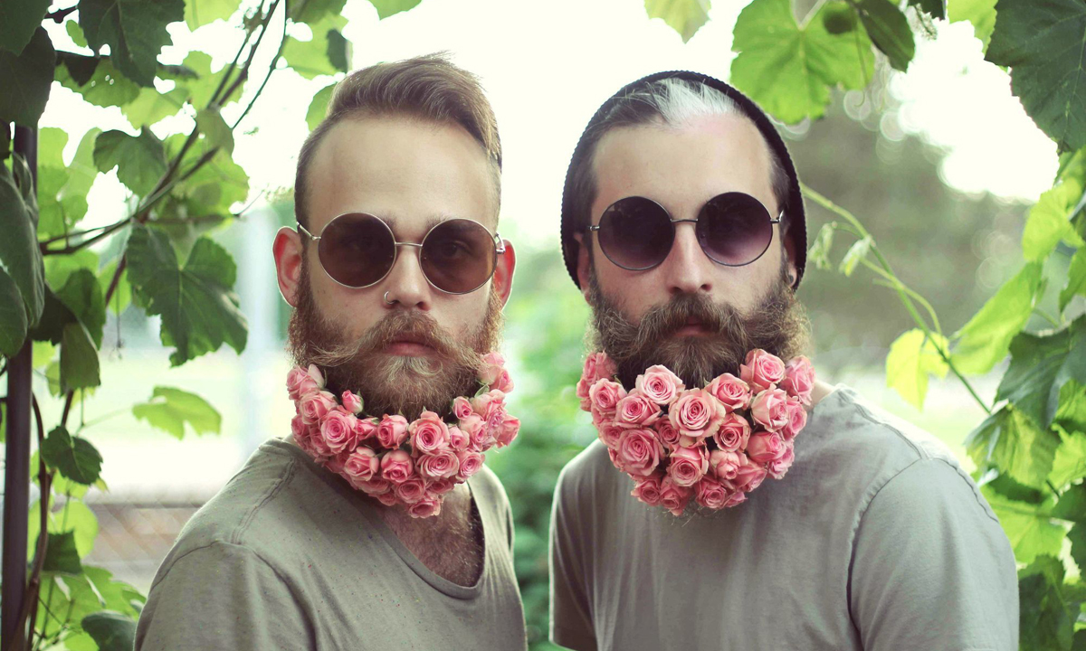 Le bizzarre barbe d’artista di Brian & Jonathan