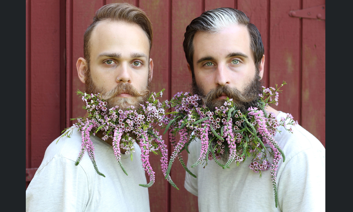 Le bizzarre barbe d’artista di Brian & Jonathan