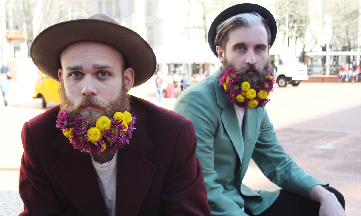 Le bizzarre barbe d’artista di Brian & Jonathan