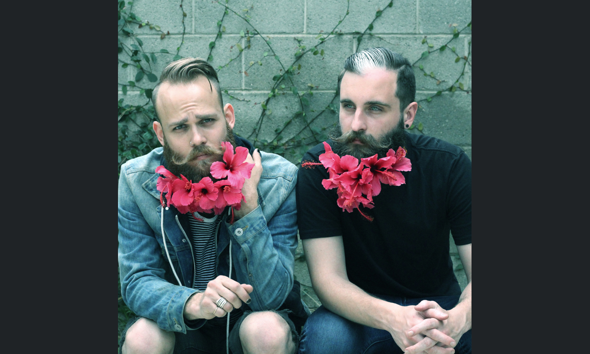 Le bizzarre barbe d’artista di Brian & Jonathan