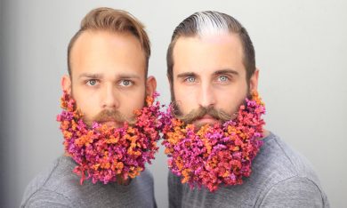 Le bizzarre barbe d’artista di Brian & Jonathan