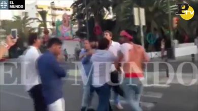 La rissa di Higuain con un tifoso