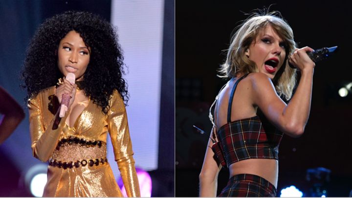 MTV Video Music Awards: Taylor Swift replica a Nicki Minaj MTV Video Music Awards: Taylor Swift replica a Nicki Minaj