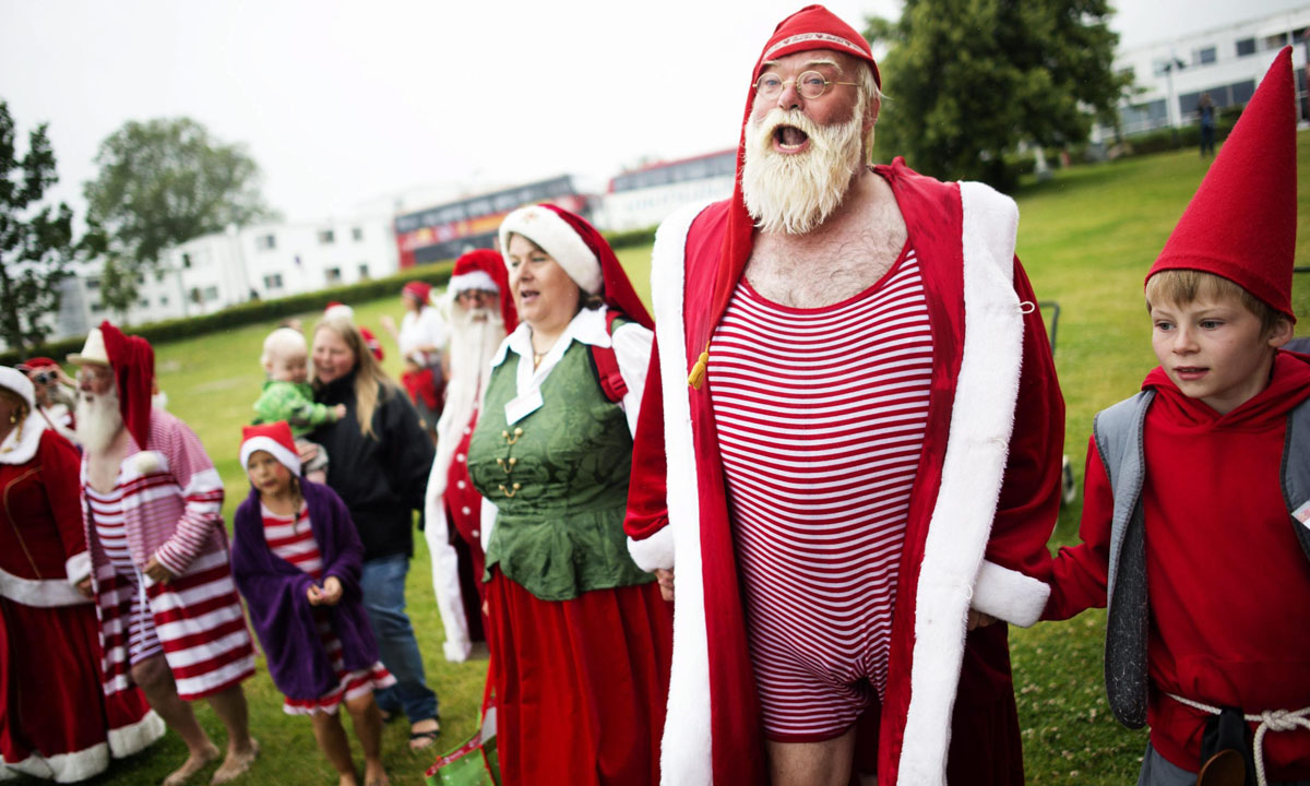 Babbi Natale a congresso a Copenaghen