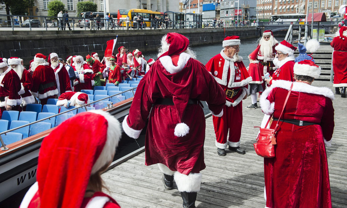 Babbi Natale a congresso a Copenaghen