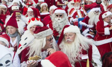 Babbi Natale a congresso a Copenaghen