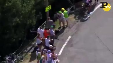 Tour de France: l’incredibile caduta di Thomas