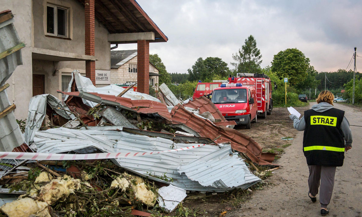 Tempeste e forti venti sulla Polonia – Foto Tempeste e forti venti sulla Polonia – Foto