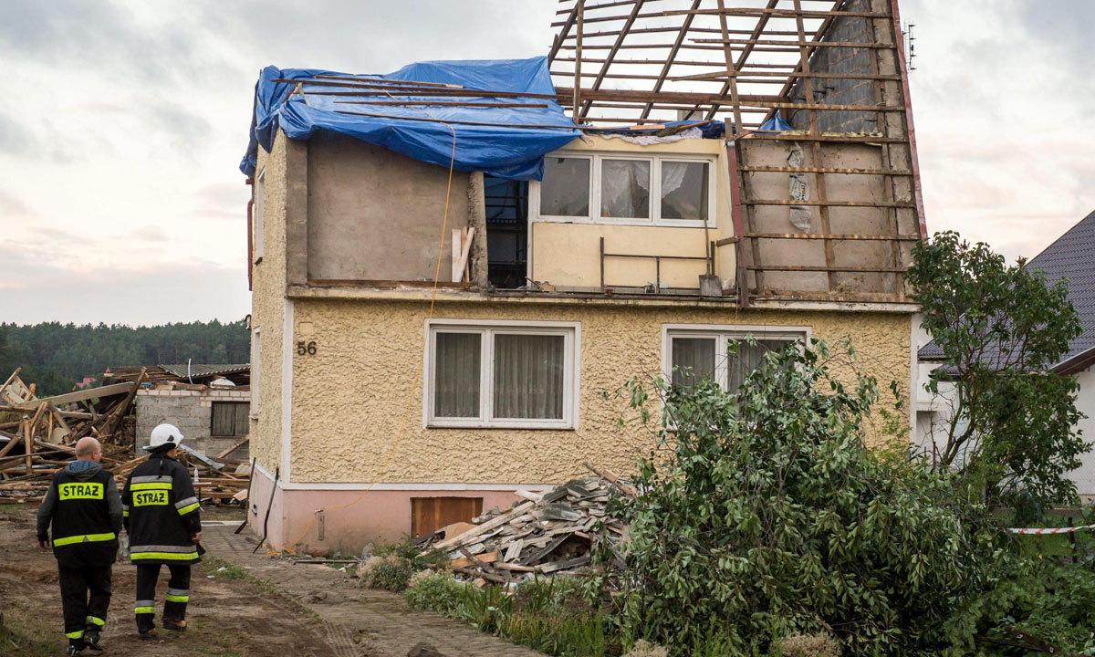 Tempeste e forti venti sulla Polonia – Foto Tempeste e forti venti sulla Polonia – Foto