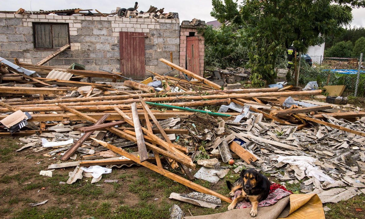 Tempeste e forti venti sulla Polonia – Foto Tempeste e forti venti sulla Polonia – Foto