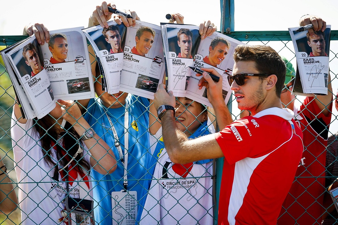 Jules Bianchi: per la Fia, fu tutta colpa sua