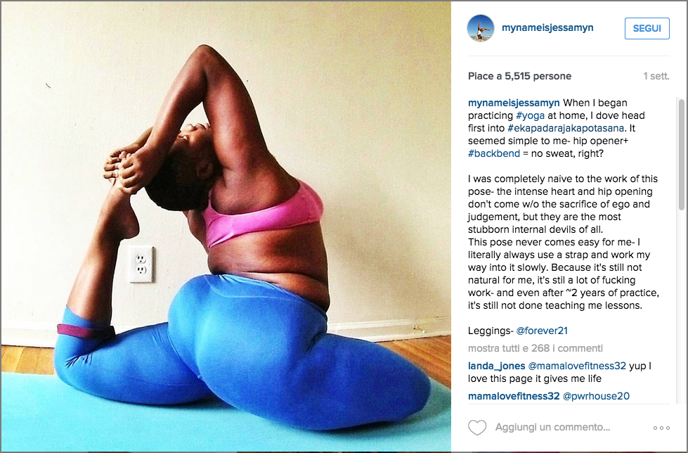 Insegnante di Yoga XXL nuovo fenomeno del web Insegnante di Yoga XXL nuovo fenomeno del web