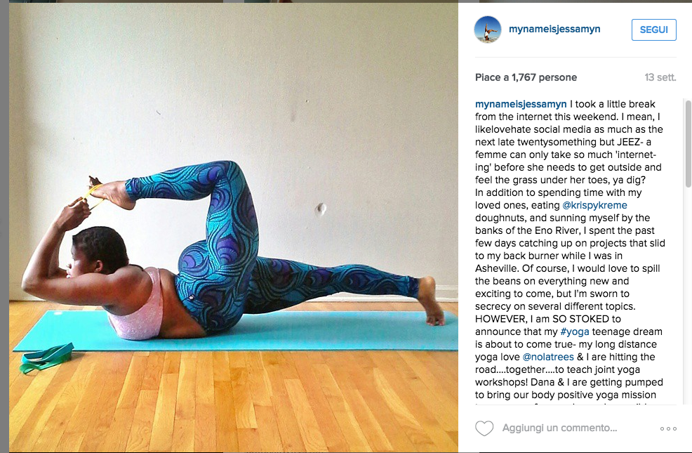 Insegnante di Yoga XXL nuovo fenomeno del web Insegnante di Yoga XXL nuovo fenomeno del web