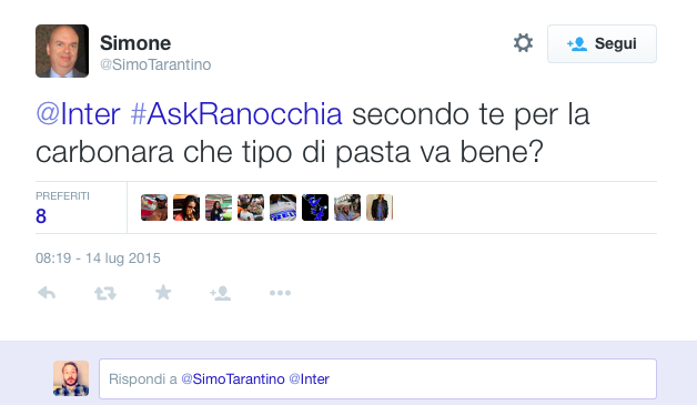 #AskRanocchia: l’ironia nerazzurra viaggia sui social