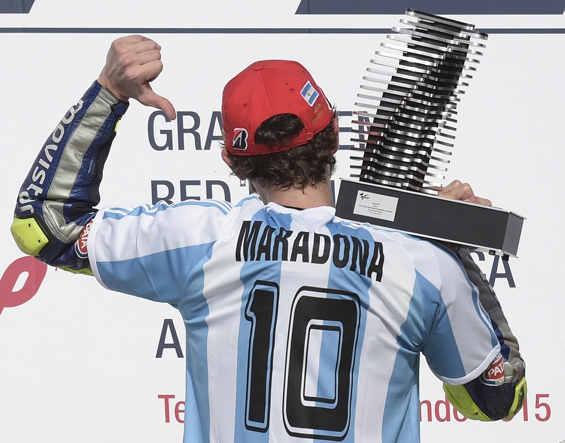 Valentino Rossi, nove podi di fila. Non succedeva dal 2008