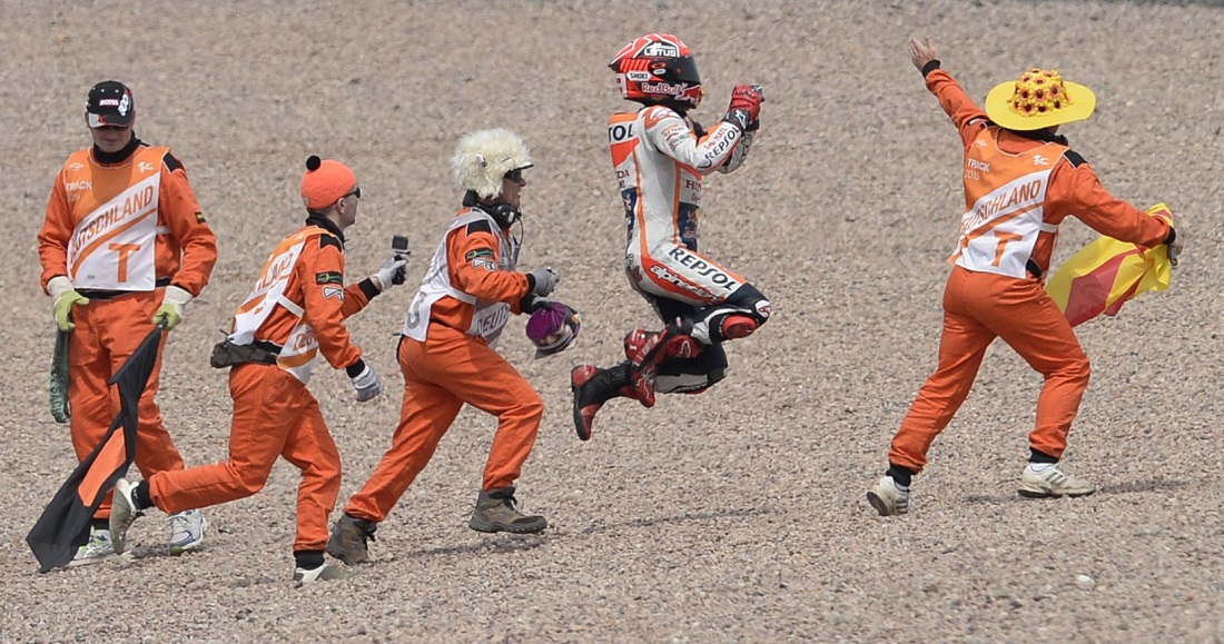 Gp Germania: dominio Marquez, Rossi terzo davanti a Lorenzo