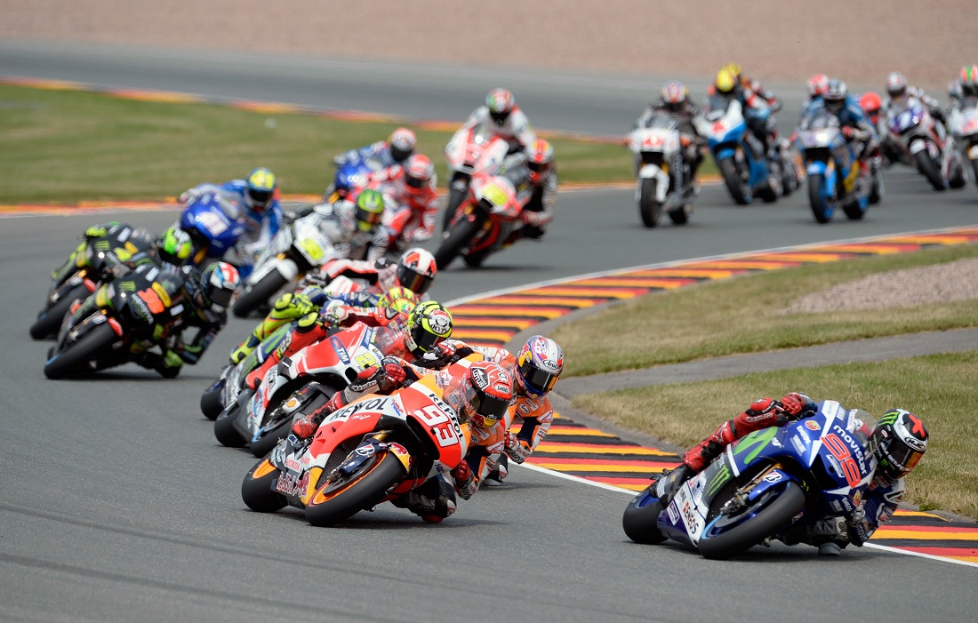 Gp Germania: dominio Marquez, Rossi terzo davanti a Lorenzo
