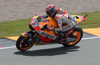 Gp Germania, qualifiche: pole Marquez, Rossi sesto