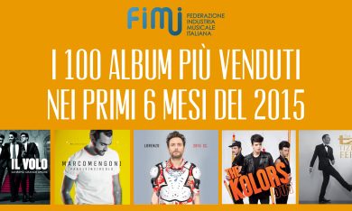 I 100 album più venduti nel 2015: analisi primi 6 mesi