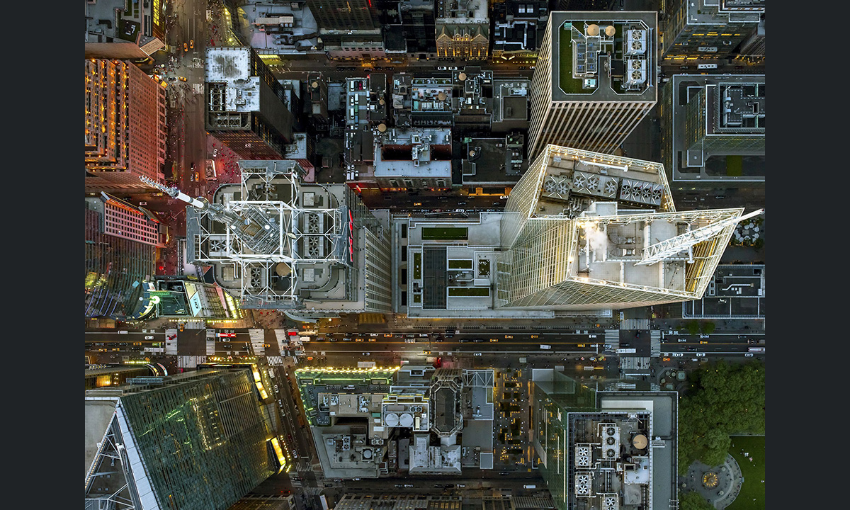 New York vista da sopra: fotografie aeree New York vista da sopra: fotografie aeree