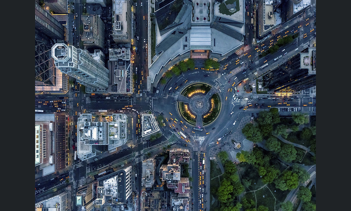 New York vista da sopra: fotografie aeree New York vista da sopra: fotografie aeree