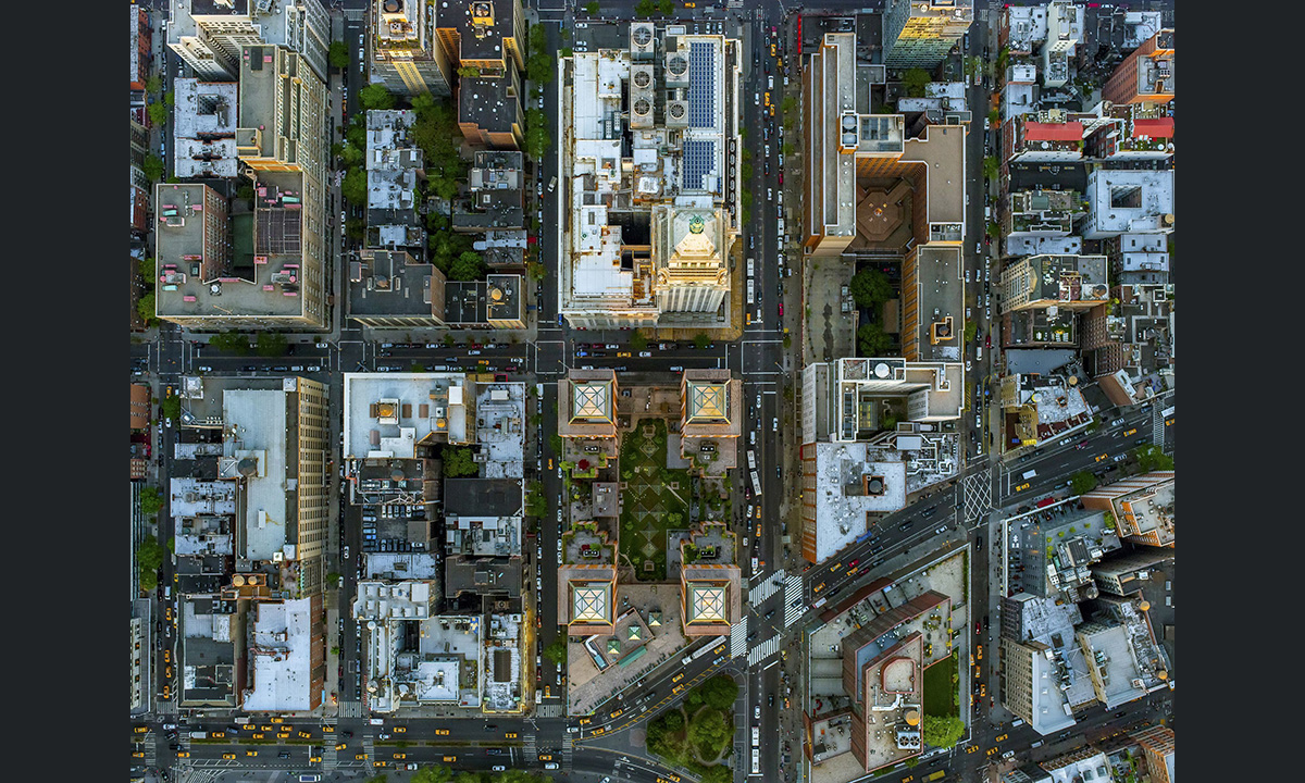 New York vista da sopra: fotografie aeree New York vista da sopra: fotografie aeree