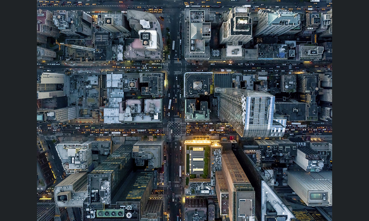 New York vista da sopra: fotografie aeree New York vista da sopra: fotografie aeree