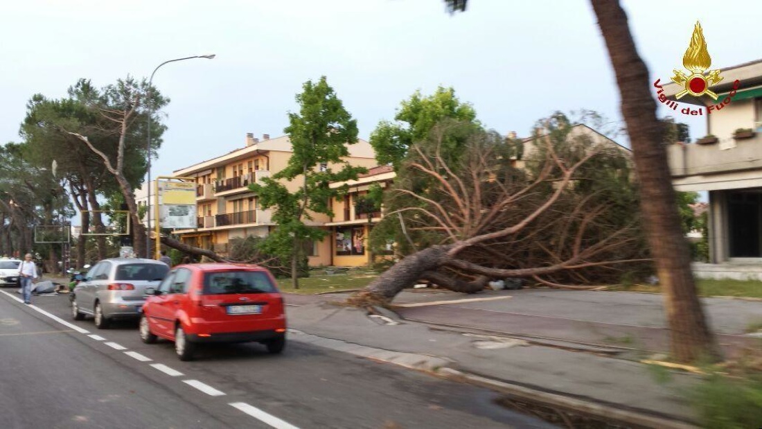 Tromba d’aria nel veneziano – foto – video Tromba d’aria nel veneziano – foto – video