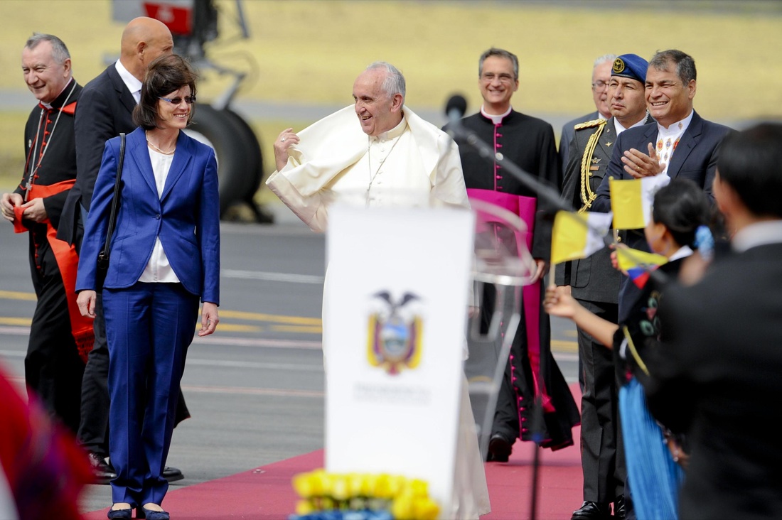 Il Papa lascia l’Ecuador e i movimenti per i diritti civili gli dicono grazie