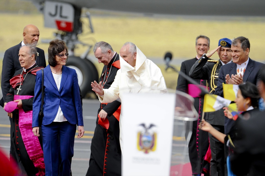 Il Papa lascia l’Ecuador e i movimenti per i diritti civili gli dicono grazie
