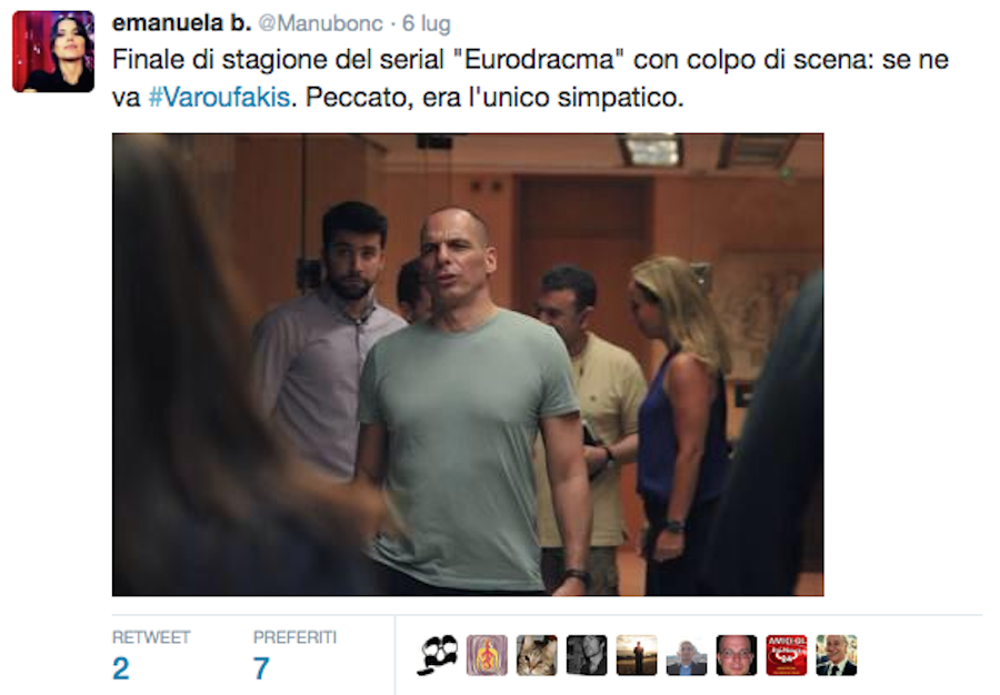 Yanis Varoufakis, il ministro dimissionario fa impazzire i social Yanis Varoufakis, il ministro dimissionario fa impazzire i social