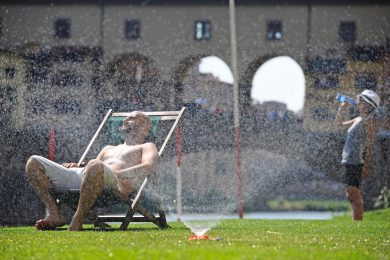 Italia, caldo record
