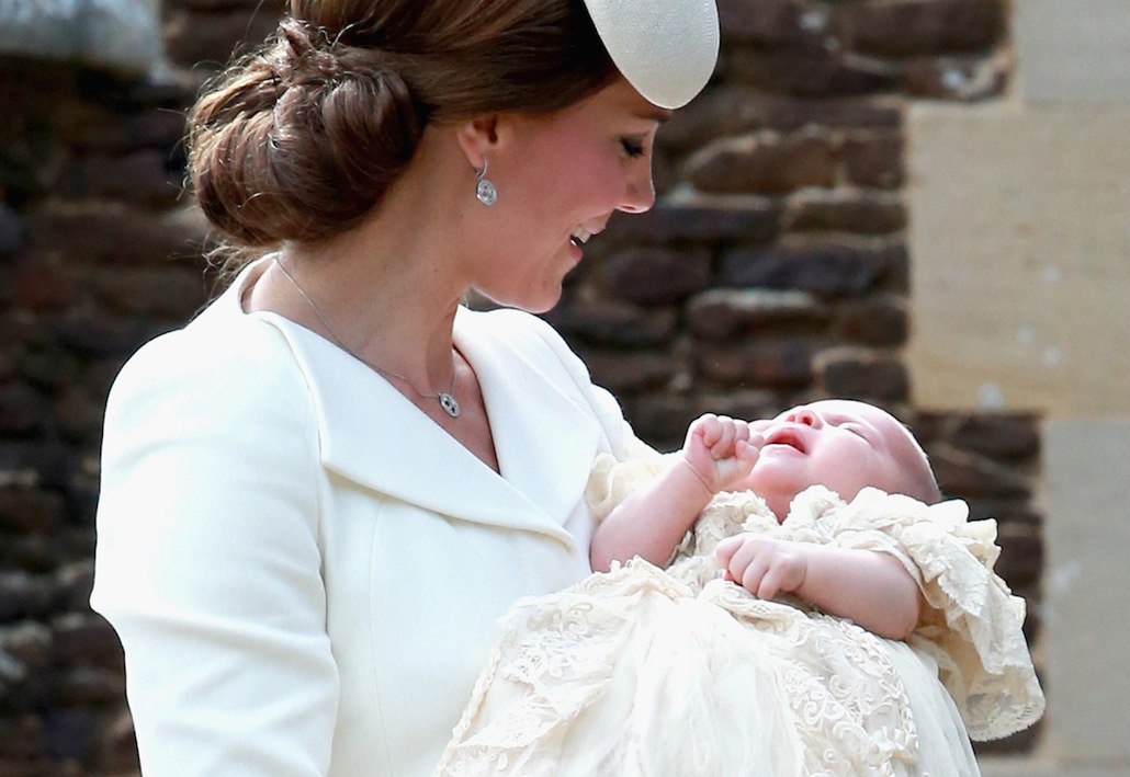 George superstar al battesimo della principessa Charlotte
