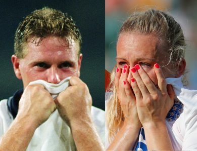 Da Gascoigne alla Bassett: Inghilterra in lacrime 25 anni dopo