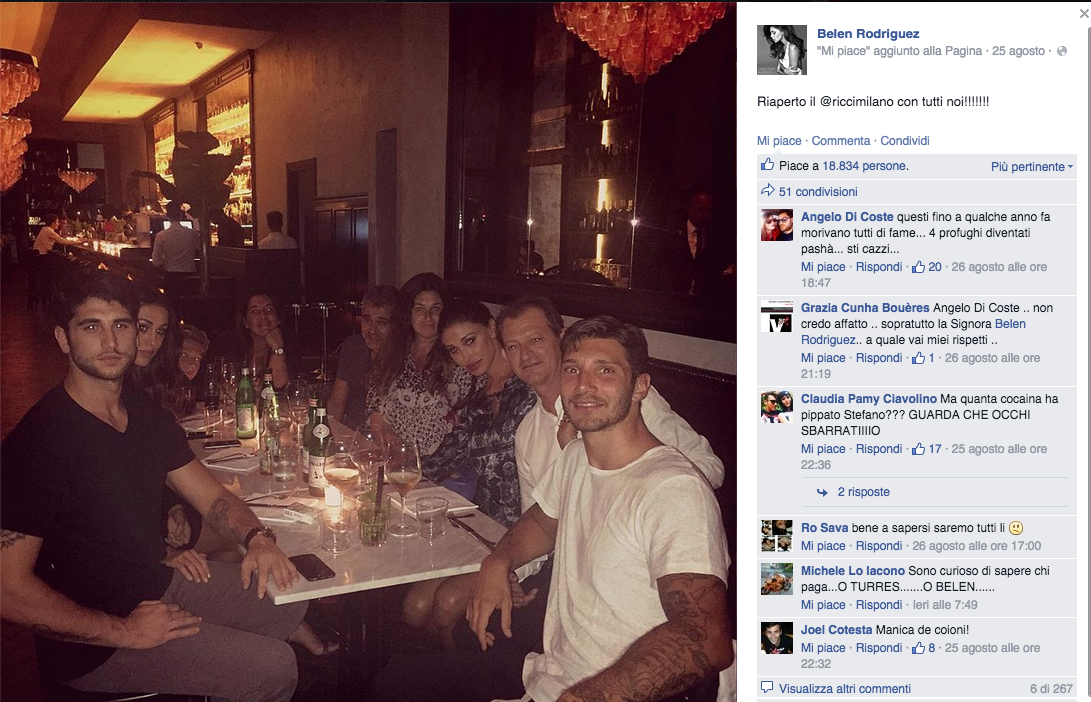 Belén non è incinta (e fa la filosofa su Facebook) Belén non è incinta (e fa la filosofa su Facebook)