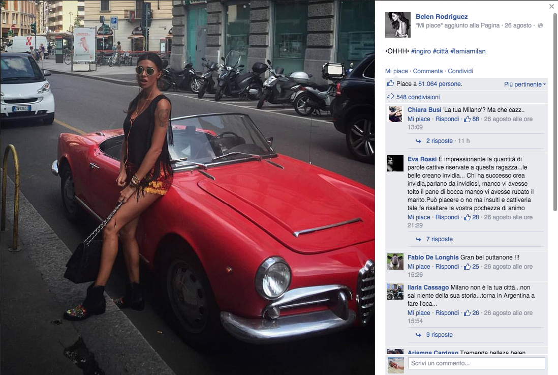 Belén non è incinta (e fa la filosofa su Facebook) Belén non è incinta (e fa la filosofa su Facebook)