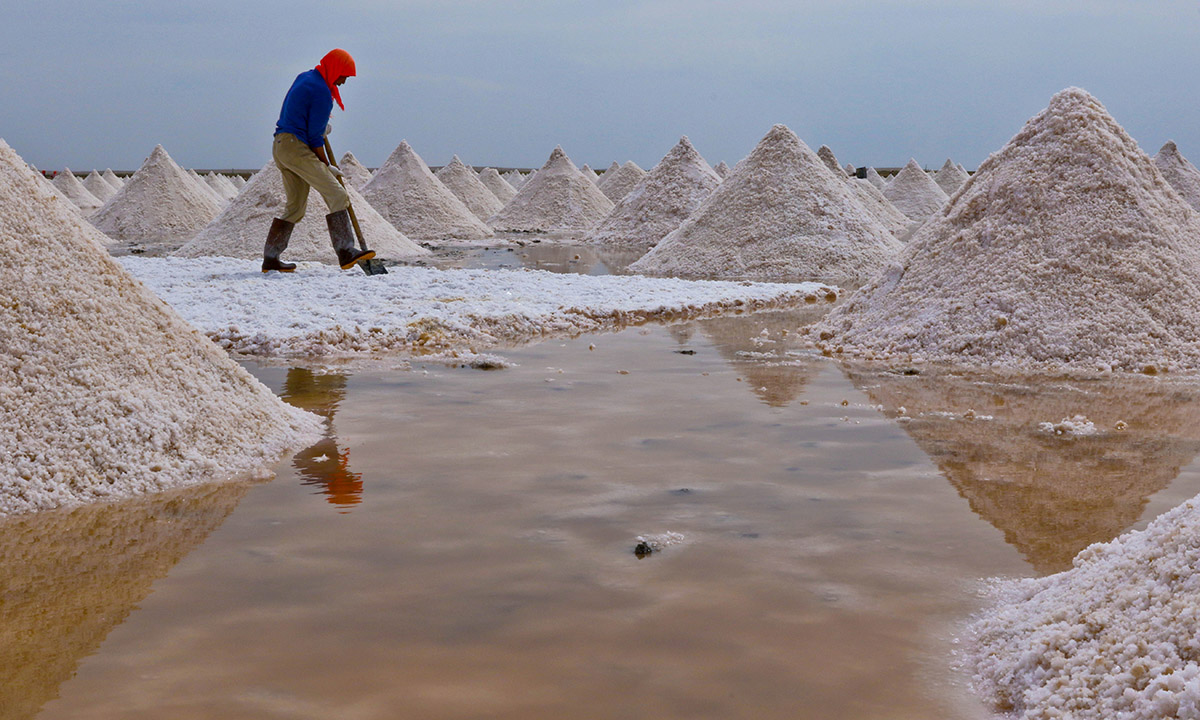 Cina, le saline millenarie di Gaotai