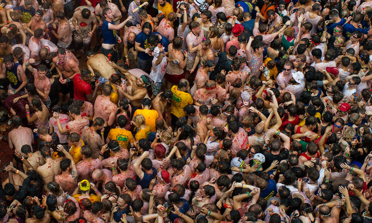 La Tomatina di Spagna: 70 anni a colpi di pomodori La Tomatina di Spagna: 70 anni a colpi di pomodori