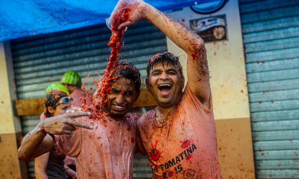 La Tomatina di Spagna: 70 anni a colpi di pomodori La Tomatina di Spagna: 70 anni a colpi di pomodori