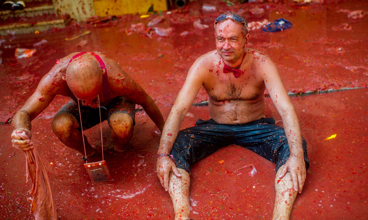 La Tomatina di Spagna: 70 anni a colpi di pomodori La Tomatina di Spagna: 70 anni a colpi di pomodori