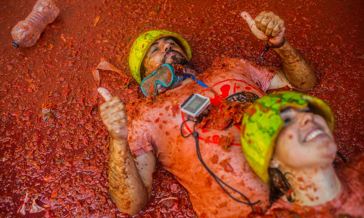 La Tomatina di Spagna: 70 anni a colpi di pomodori La Tomatina di Spagna: 70 anni a colpi di pomodori